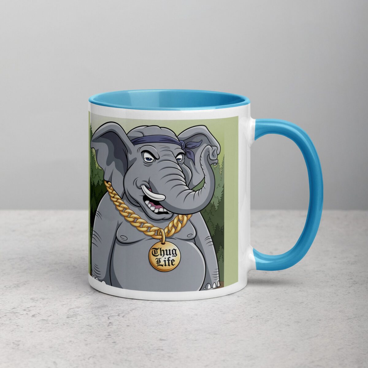Gangster Elephant Thug Life Coffee Mug & Tea Cup - Image 15