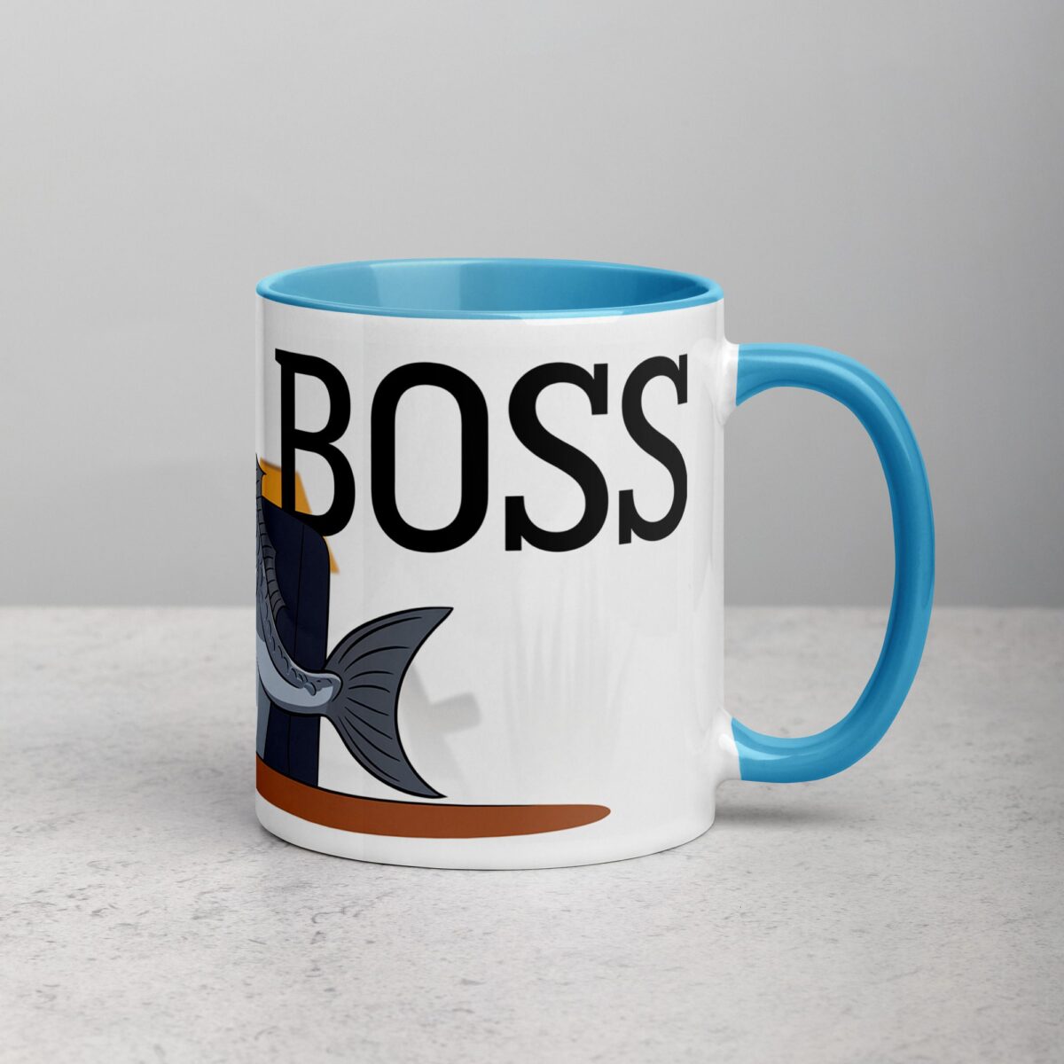 Fish I am a Boss Coffee Mug & Tea Cup - Image 15