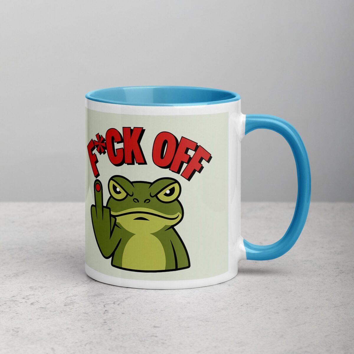 Middle Finger Frog Coffee Mug & Tea Cup - Image 15