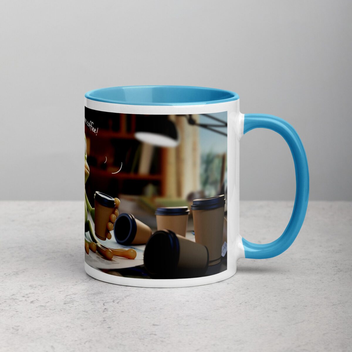 Frog-Getting I Need More Coffee Mug - Image 15