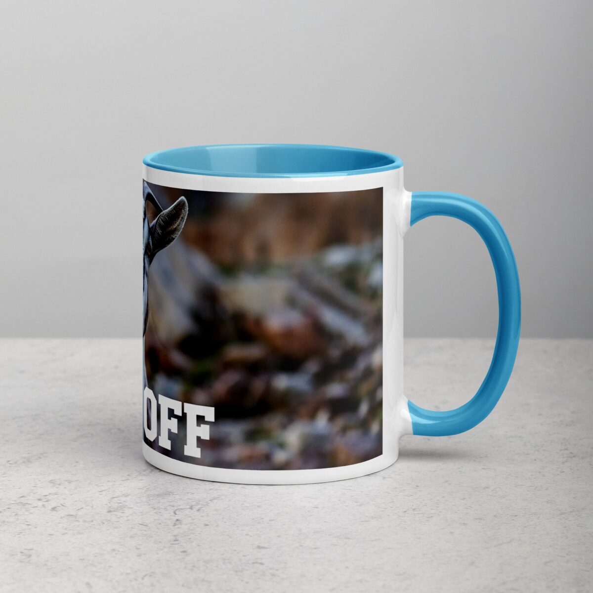 Middle Finger Goat Coffee Mug & Tea Cup - Image 15
