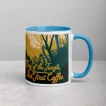 King of the Jungle But Coffee First Lion Mug - Image 15