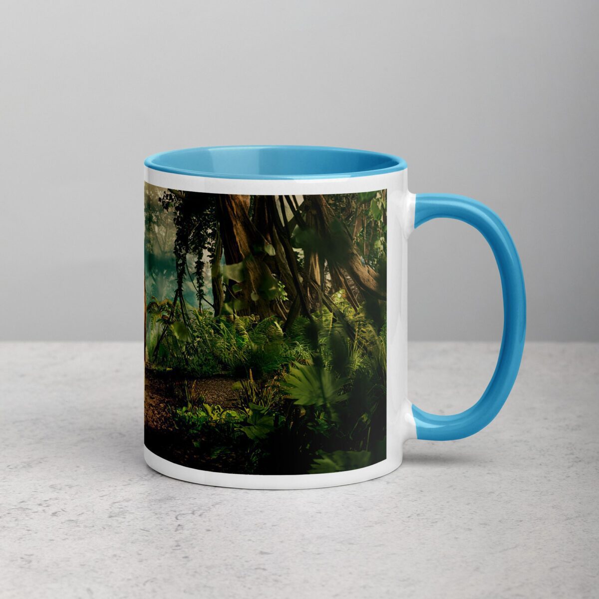 Majestic Lion Walking Through Jungle Mug - Image 15