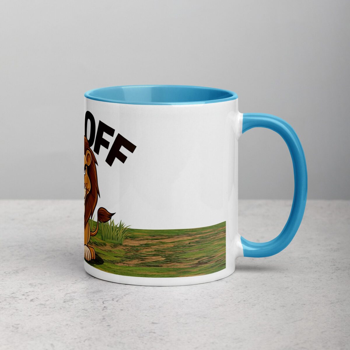 Middle Finger Lion Coffee Mug & Tea Cup - Image 15