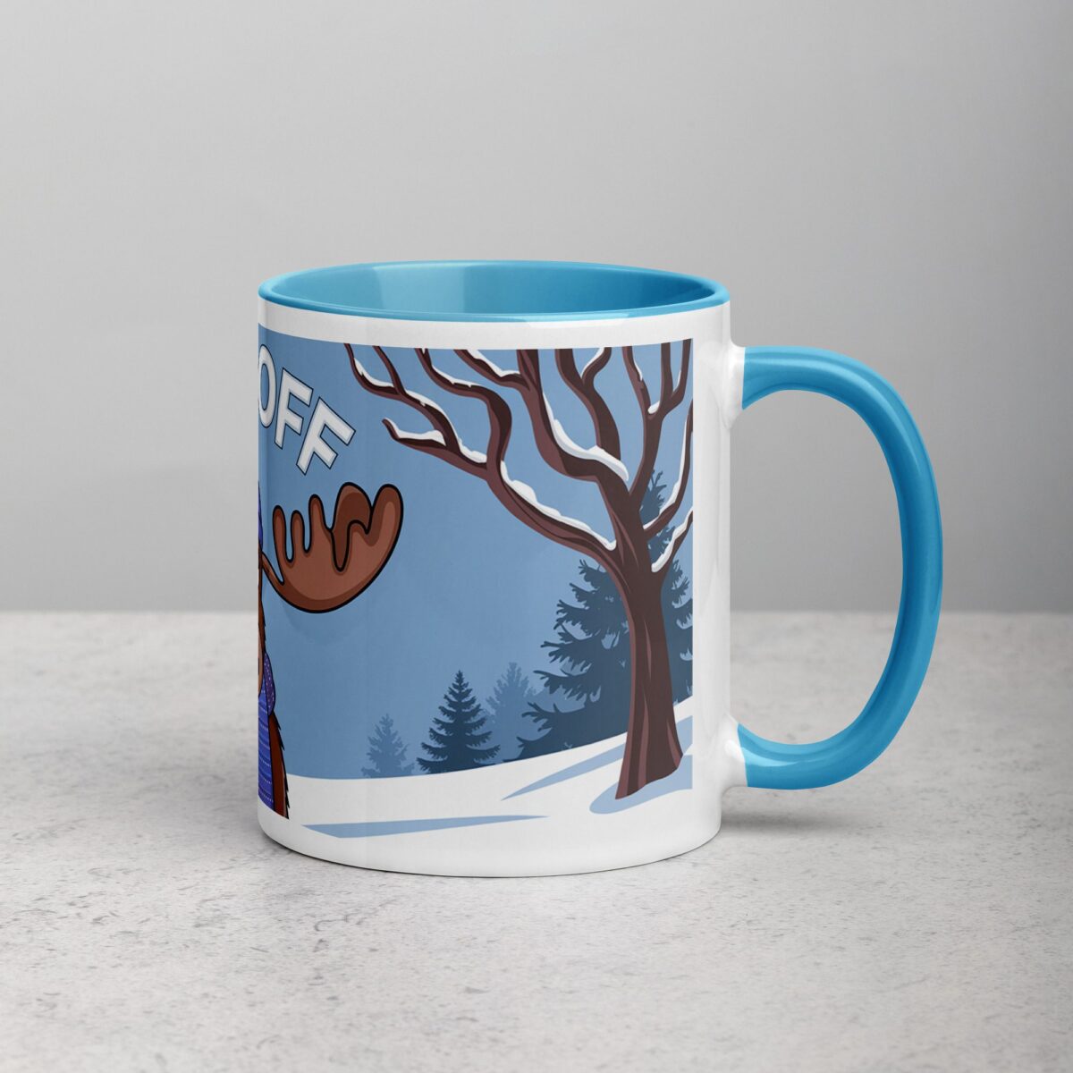 Middle Finger Moose Coffee Mug & Tea Cup - Image 15