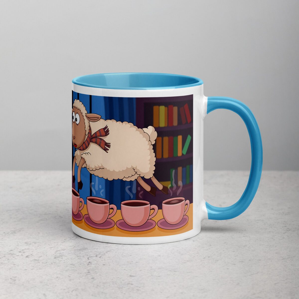 Counting Sheep? No, Counting Coffee Cups Mug - Image 15