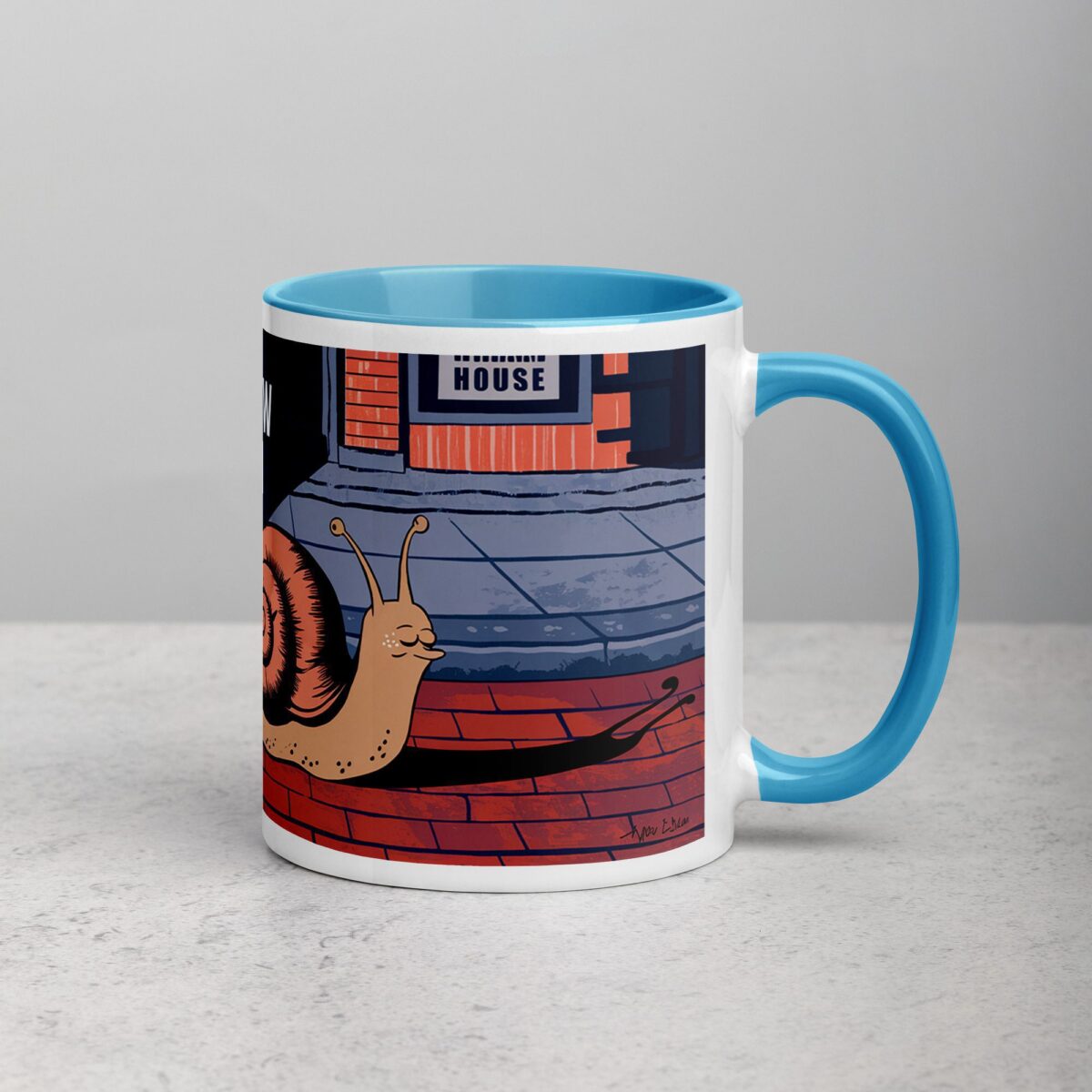 I’m Just a Little Slow Until Coffee Kicks In Snail Mug - Image 15