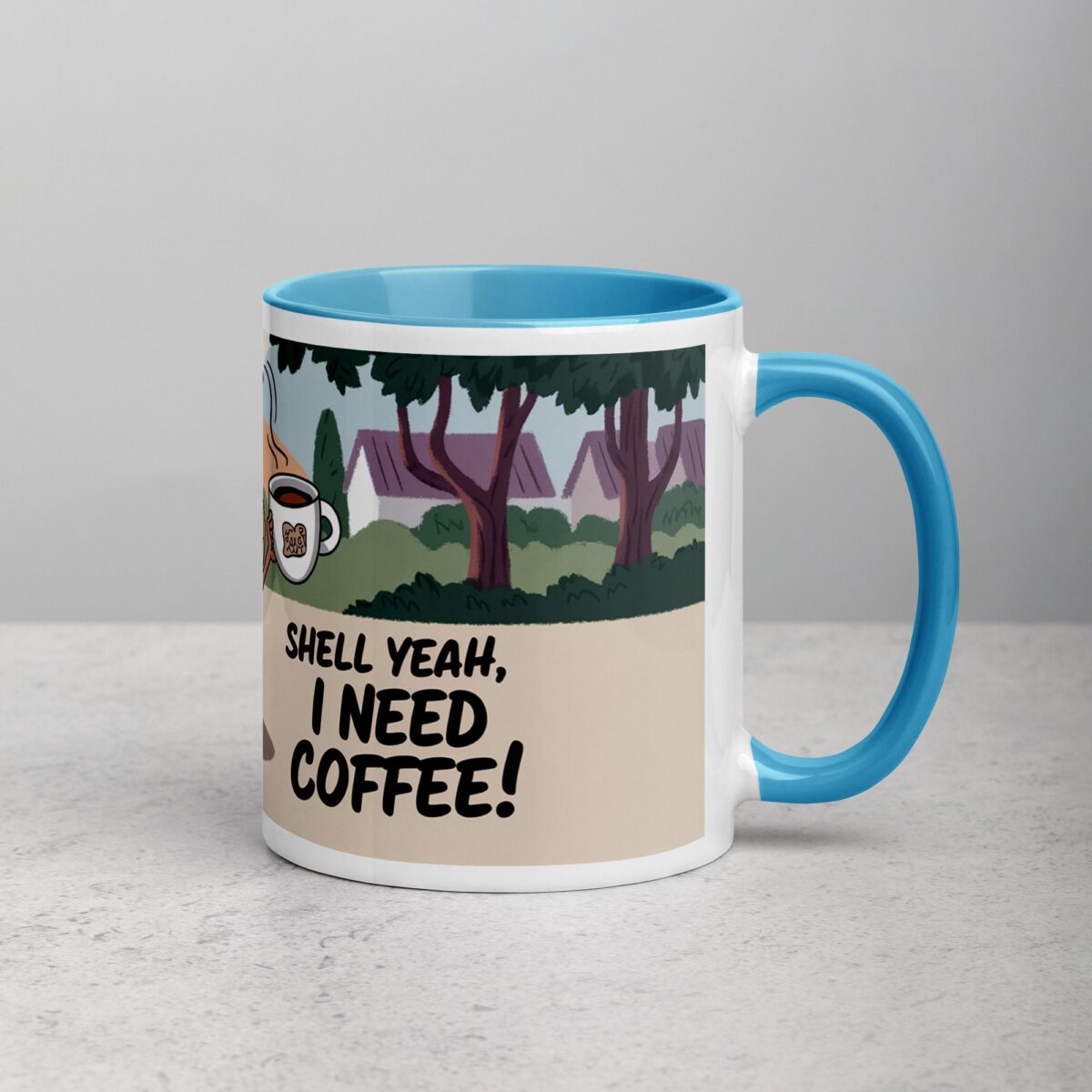 Shell Yeah, I Need Coffee! Snail Mug - Image 15