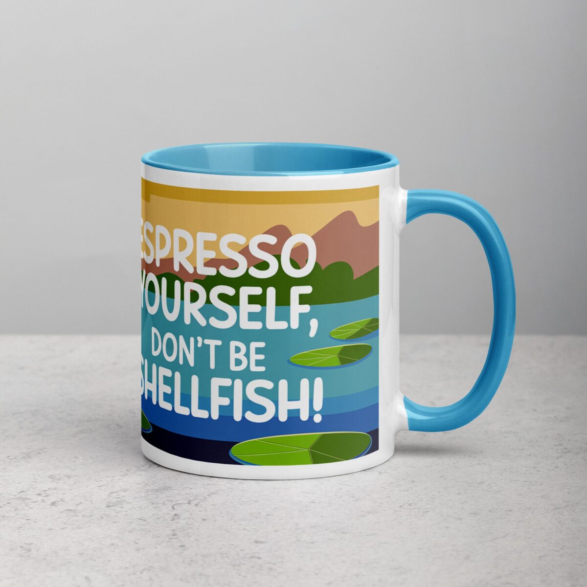 Espresso Yourself, Don’t Be Shellfish! Turtle Coffee Mug - Image 15