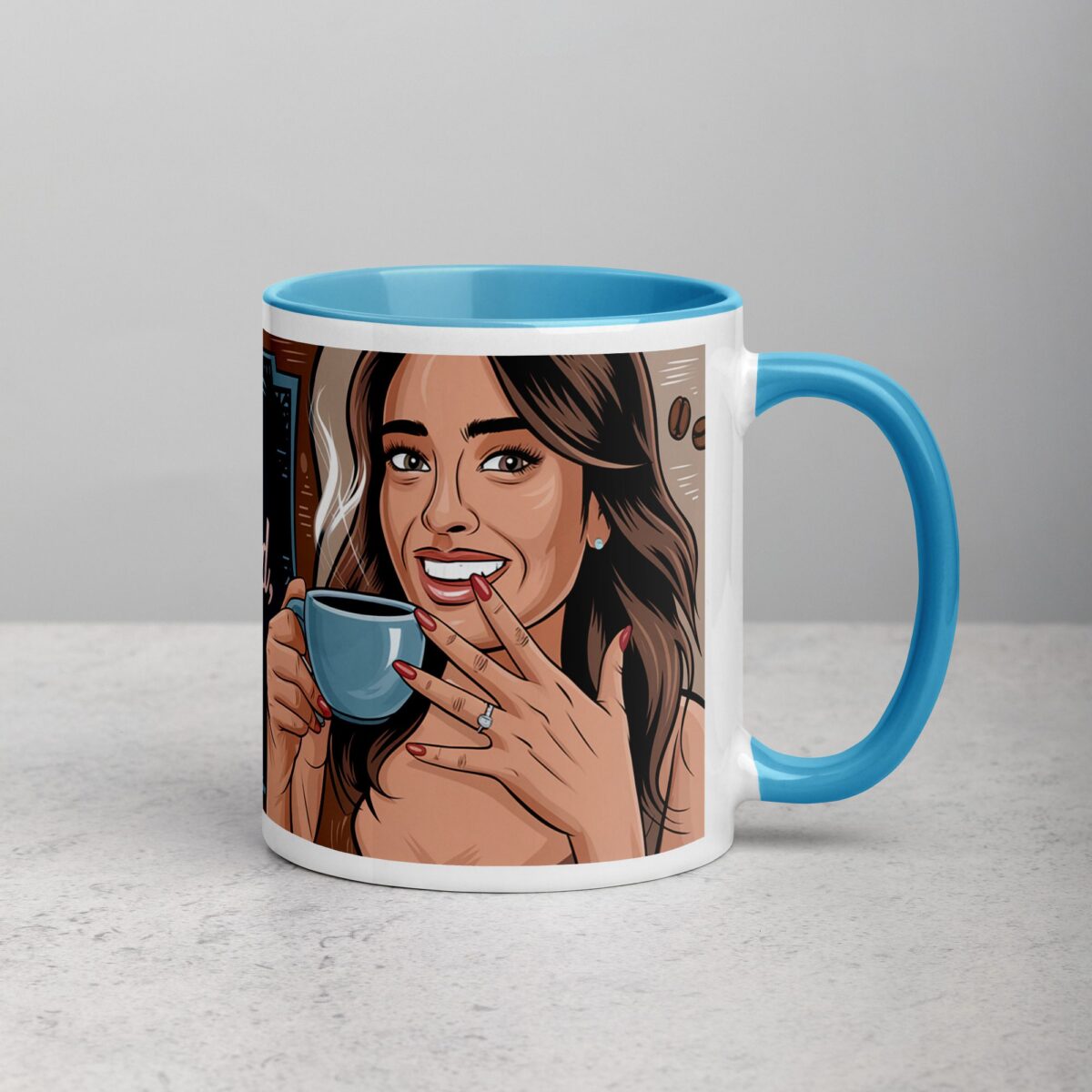 Fiancé Status: Coffee in One Hand, Ring in the Other Mug - Image 15