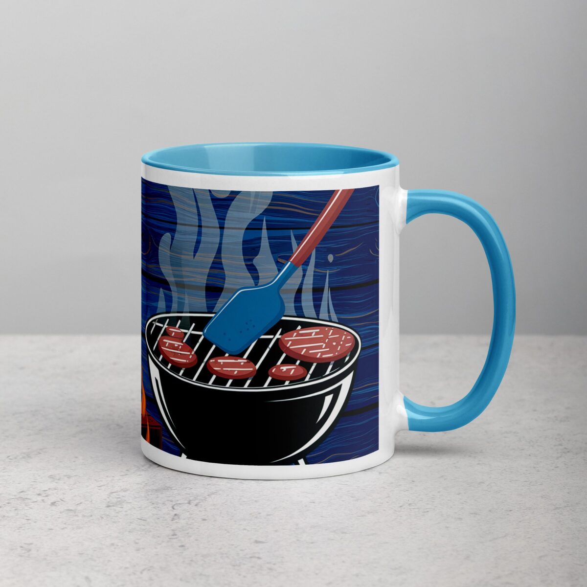 Grill Master Fueled by Coffee Dad Coffee Mug - Image 15