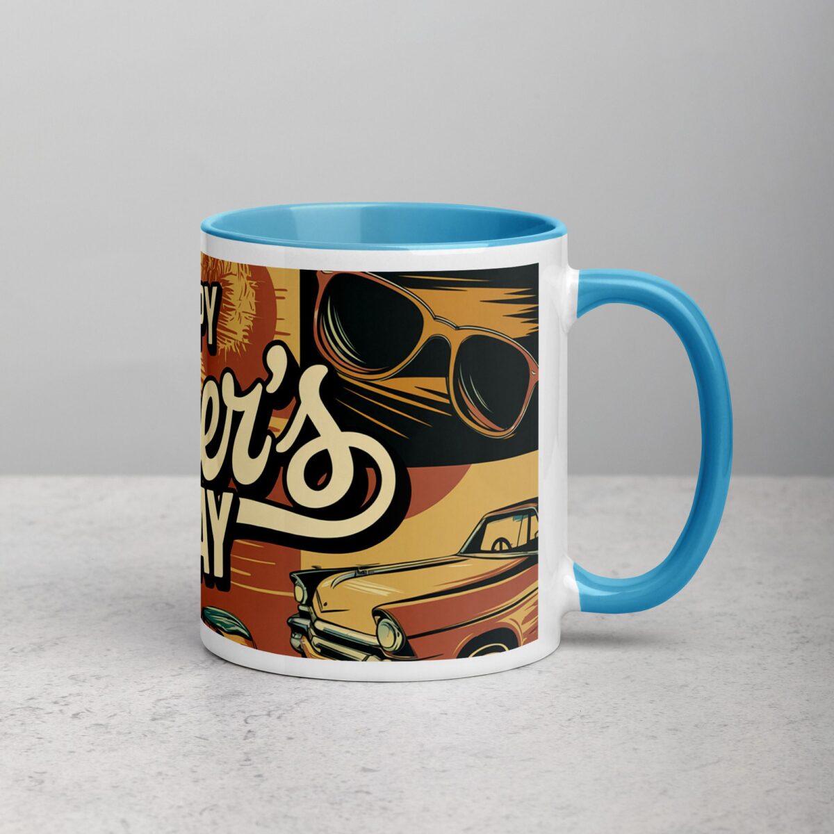 Happy Fathers Day Retro Coffee Mug - Image 15