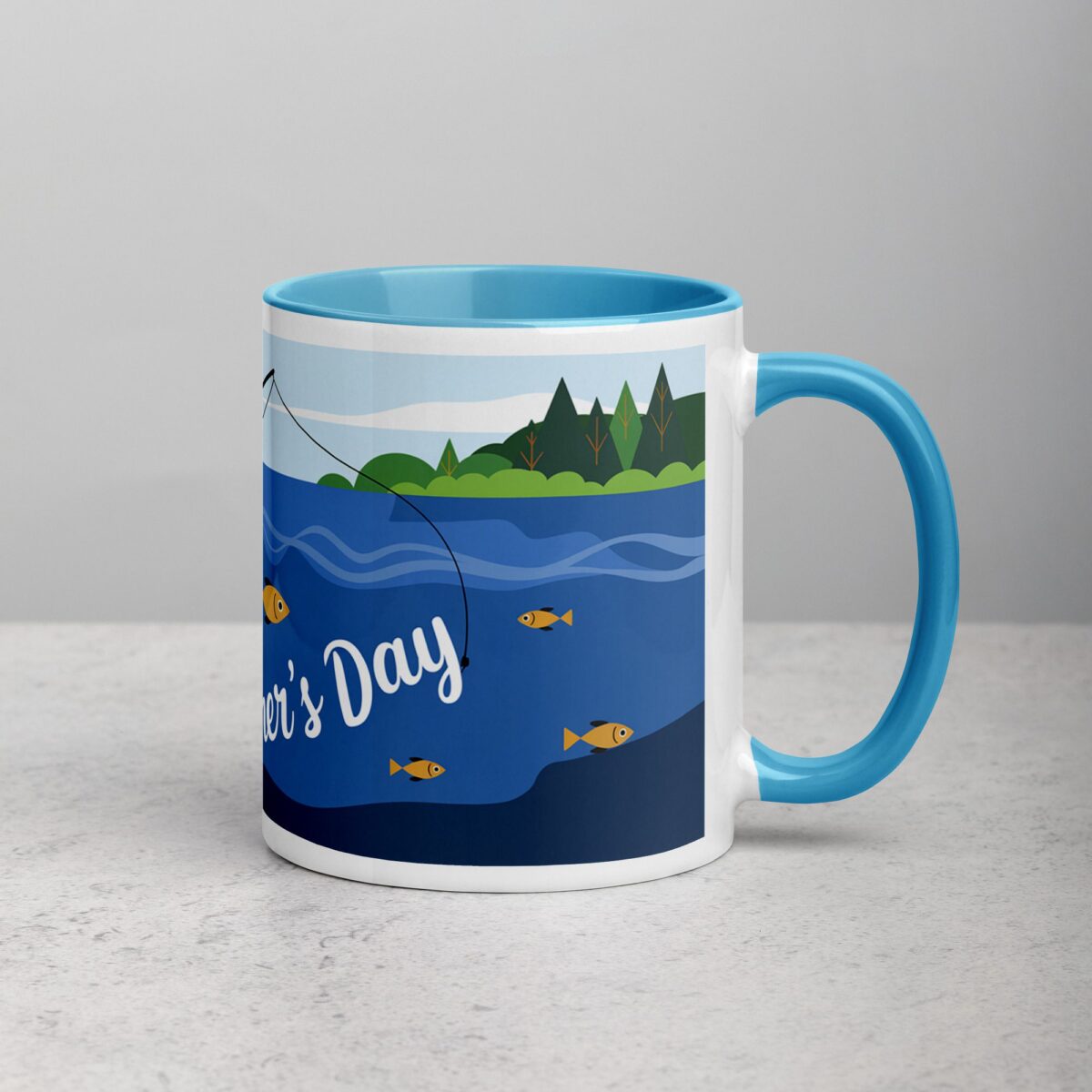Happy Fathers Day Fishing Coffee Mug - Image 15