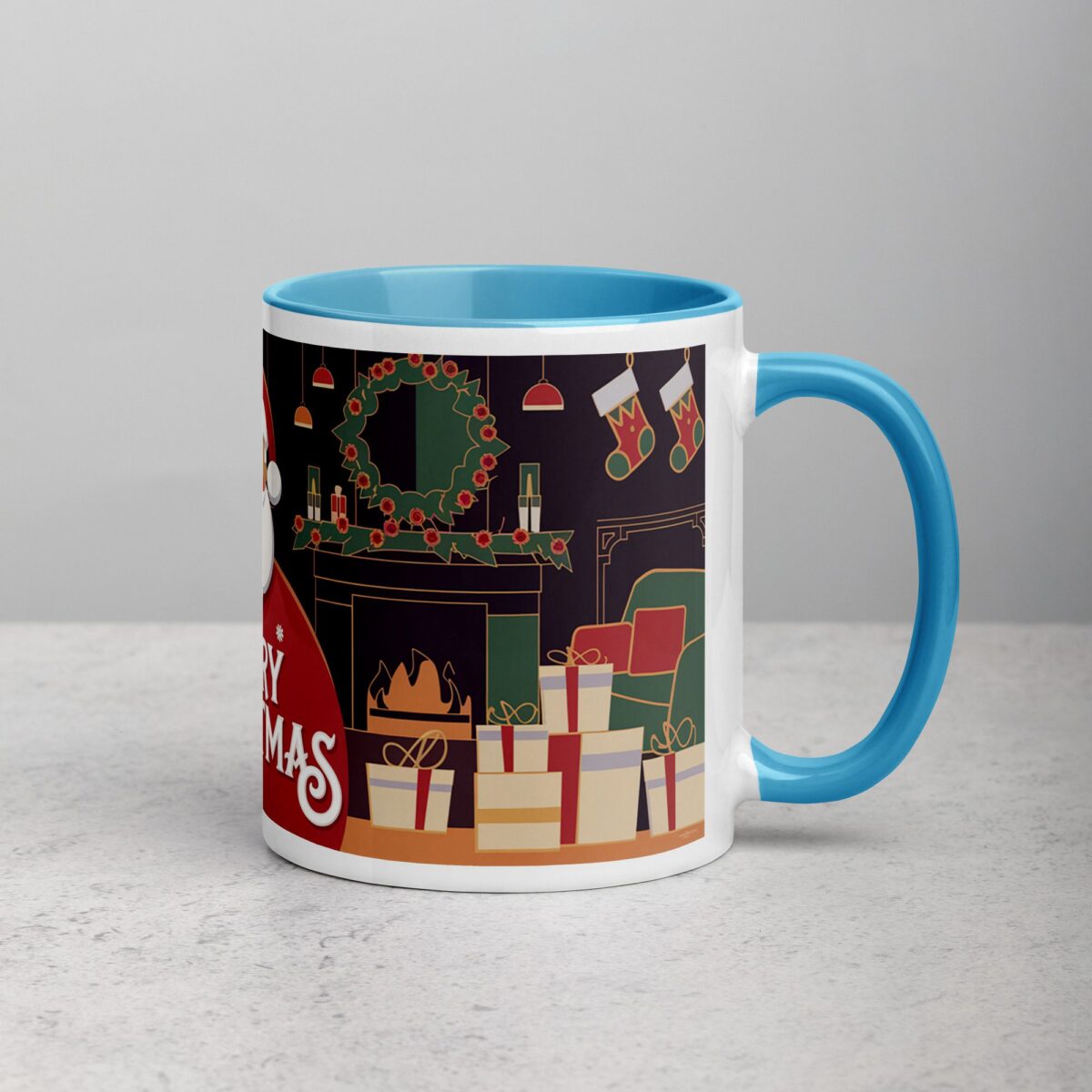 Merry Christmas Retro Coffee Mug & Tea Cup - Image 15