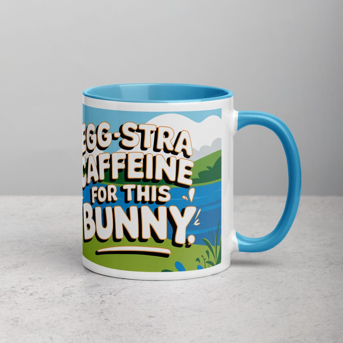 Egg-stra Caffeine for This Bunny Easter Coffee Mug - Image 15