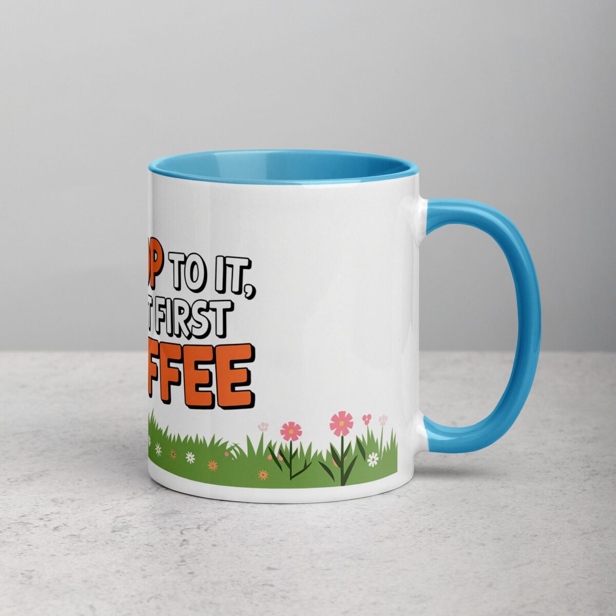 Hop To It, But First Coffee Easter Mug - Image 15