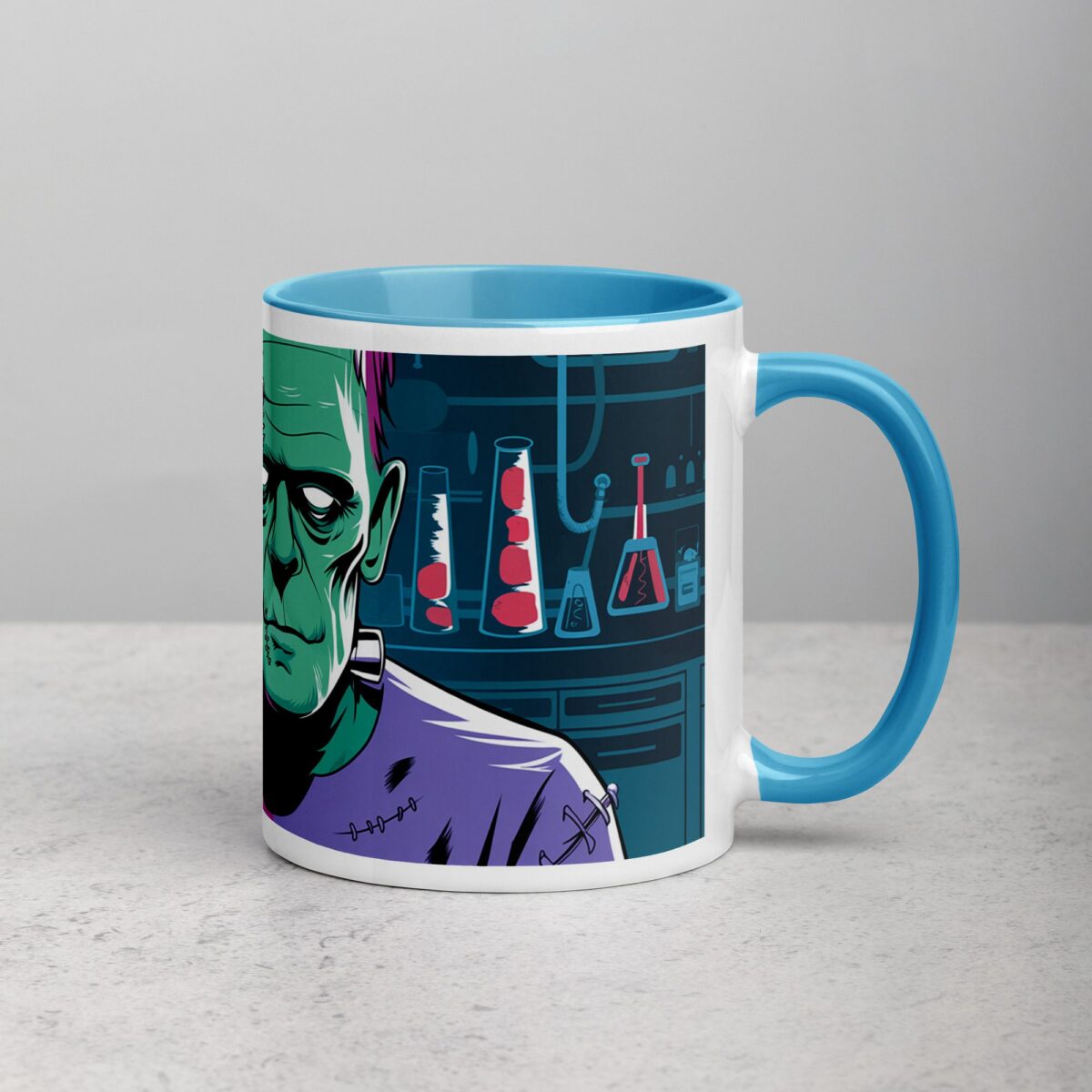 Monster Fuel Frankenstein Halloween Coffee Mug - Image 15