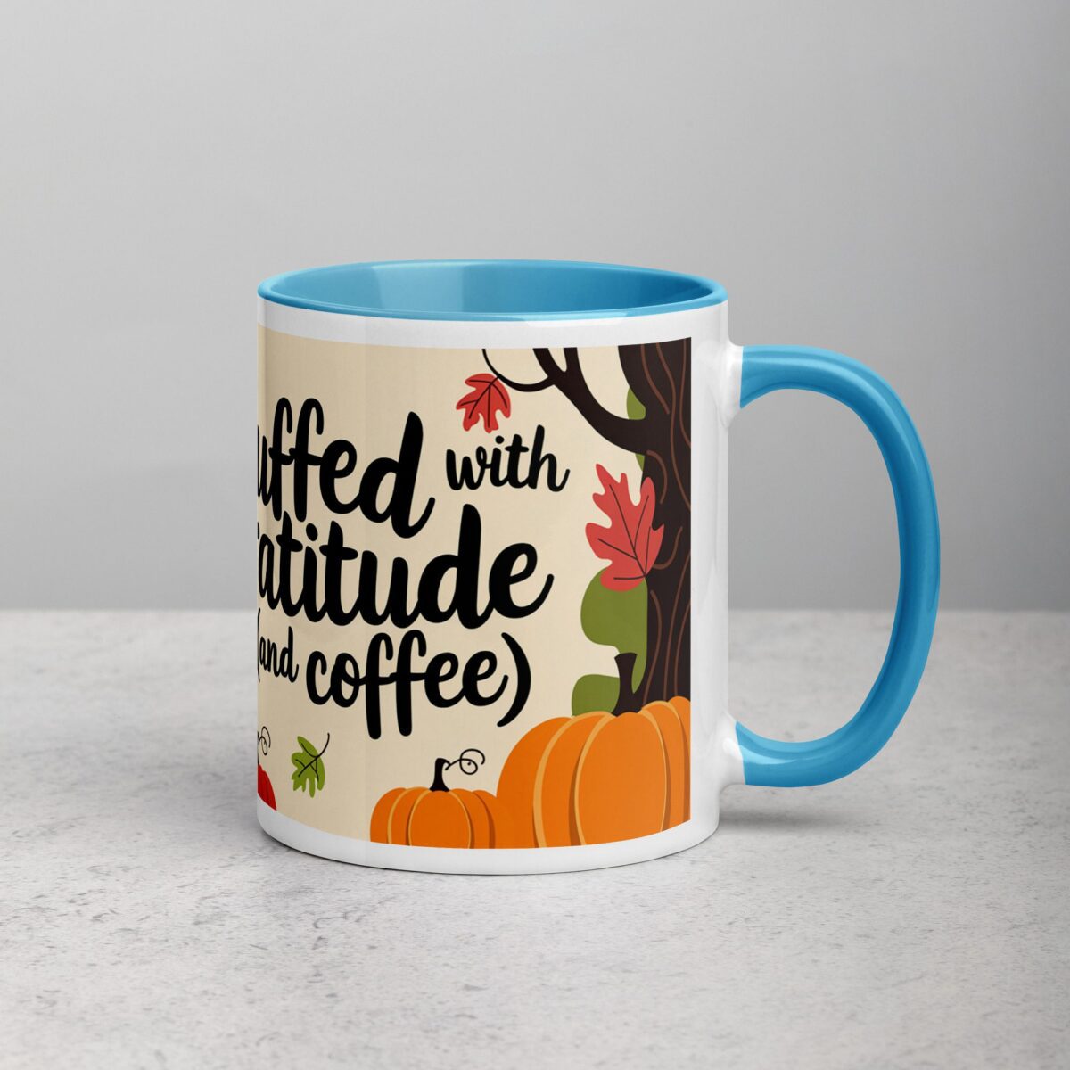 Stuffed with Gratitude (and Coffee) Thanksgiving Mug - Image 15