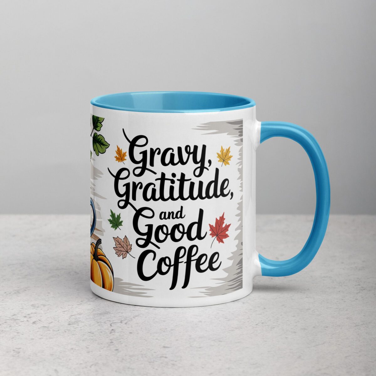 Gravy, Gratitude, and Good Coffee Thanksgiving Mug - Image 15