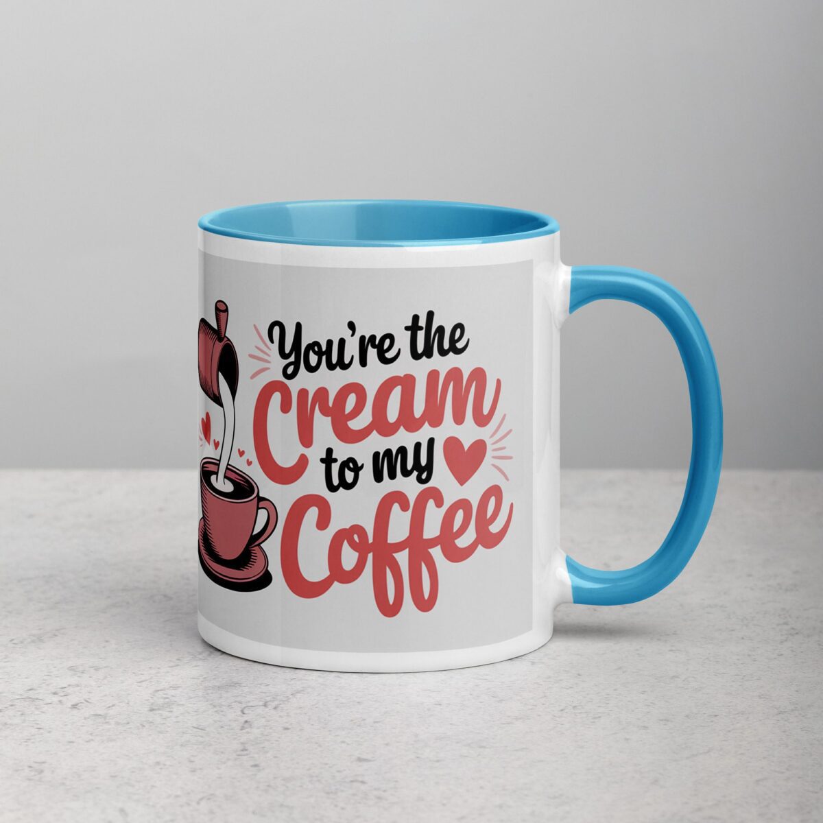 You’re the Cream to My Coffee Valentines Day Mug - Image 15