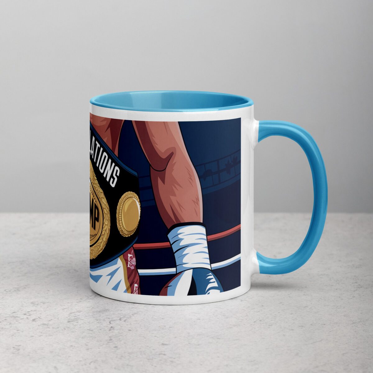 Congratulations Champ Boxing Coffee Mug & Tea Cup - Image 15