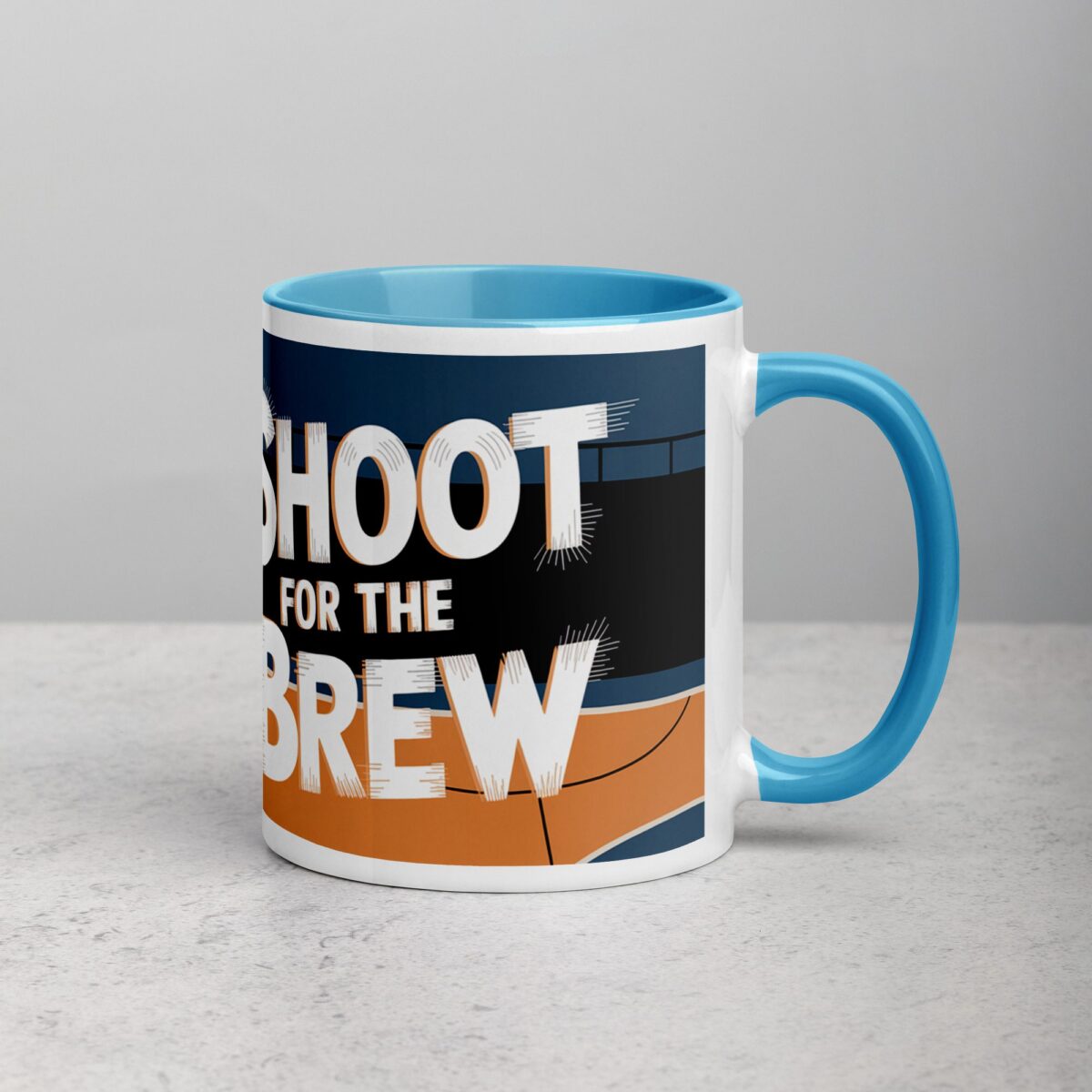 Shoot for the Brew Basketball Coffee Mug - Image 15