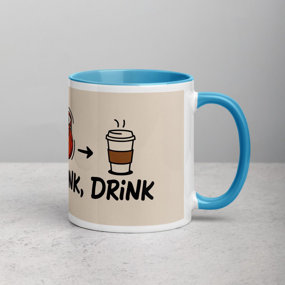 Dribble, Dunk, Drink Basketball Coffee Mug & Tea Cup - Image 15