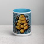 Honeycomb Bee Graffiti Coffee Mug & Tea Cup - Image 16