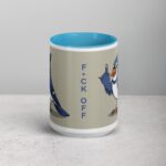 Middle Finger Blue Jay Coffee Mug & Tea Cup - Image 16