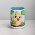 Cute Bird in Forest Coffee Mug & Tea Cup - Image 16