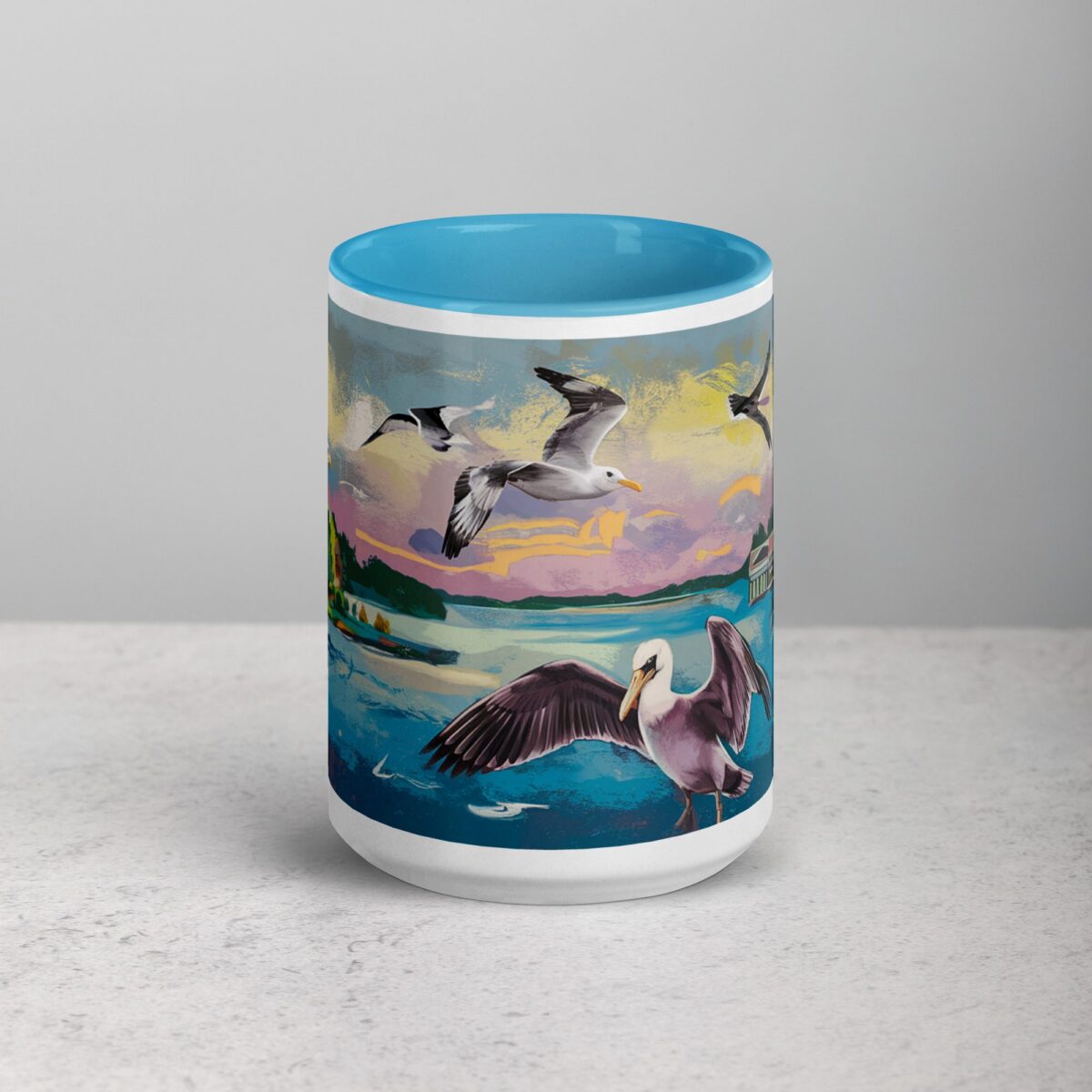 Flying Birds Graffiti Style Coffee Mugs & Tea Cup - Image 16