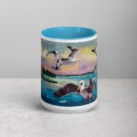 Flying Birds Graffiti Style Coffee Mugs & Tea Cup - Image 16
