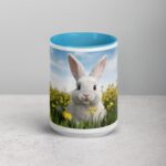 Bunny with Flowers Coffee Mug & Tea Cup - Image 16