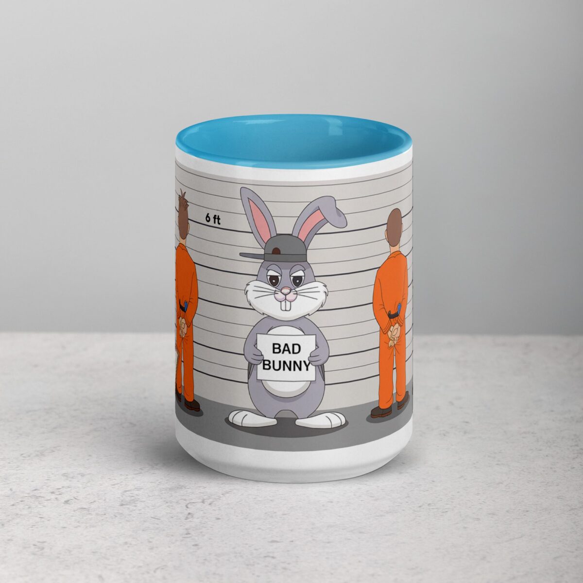 Bad Bunny Police Line  Coffee Mug & Tea Cup - Image 16
