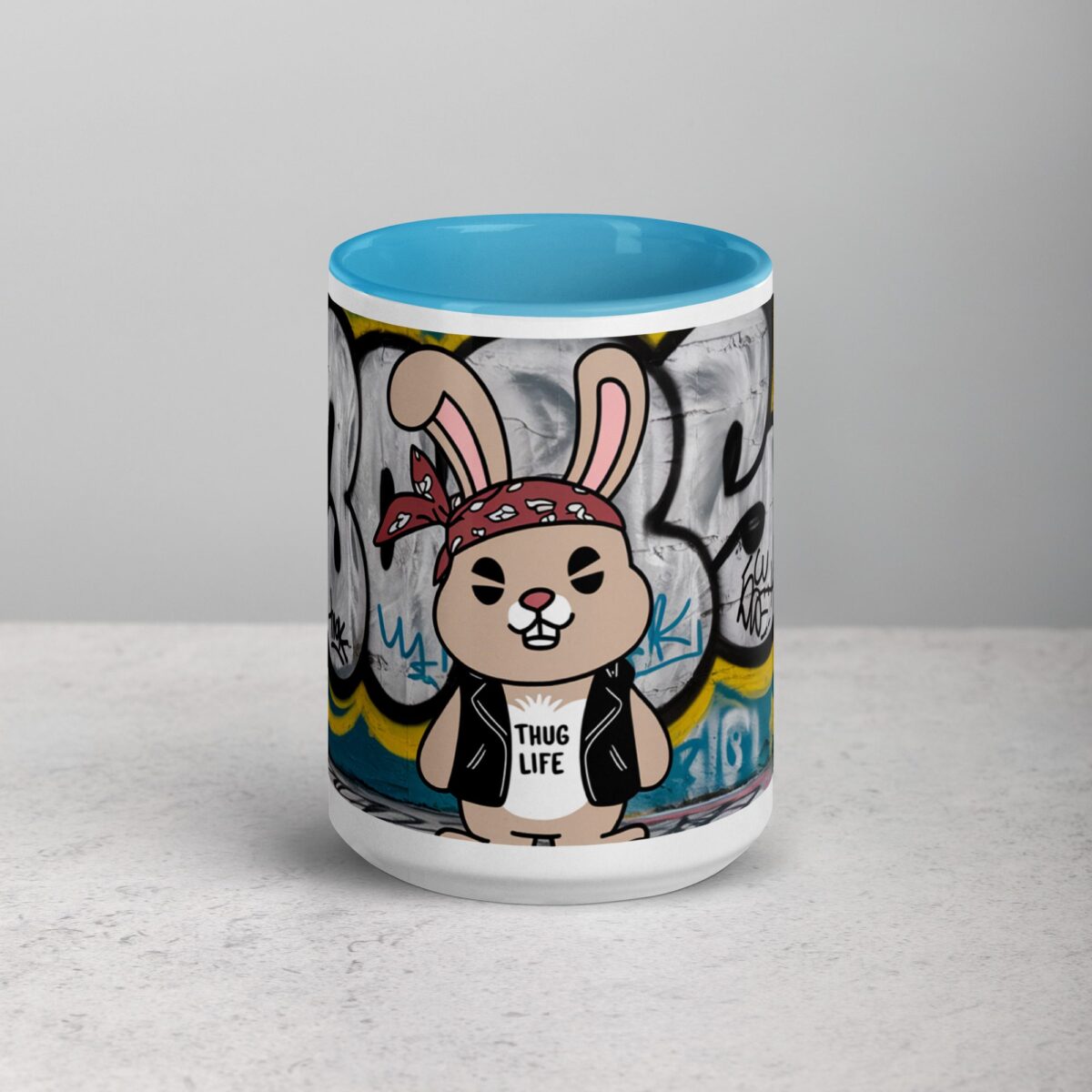 Thug Life Gangster Bunny Rabbit Coffee Mug & Tea Cup - Image 16