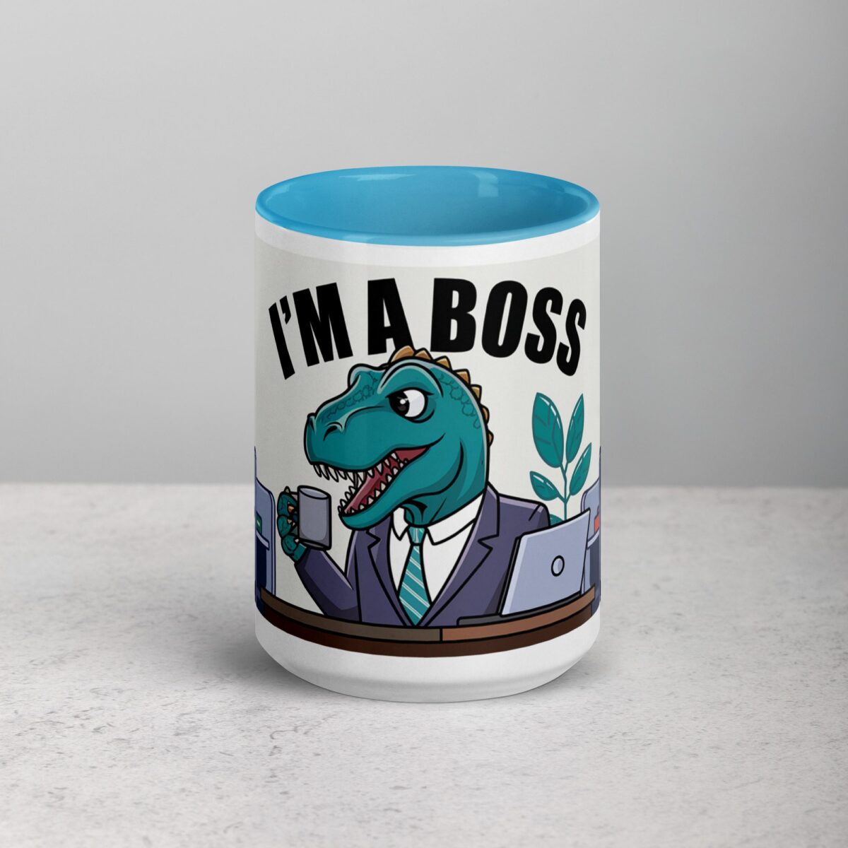 I'm a Boss Dinosaur Coffee Mug & Tea Cup - Image 16