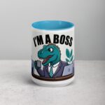 I'm a Boss Dinosaur Coffee Mug & Tea Cup - Image 16