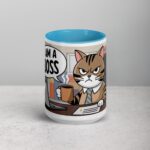Cat I am a Boss Coffee Mug & Tea Cup - Image 16
