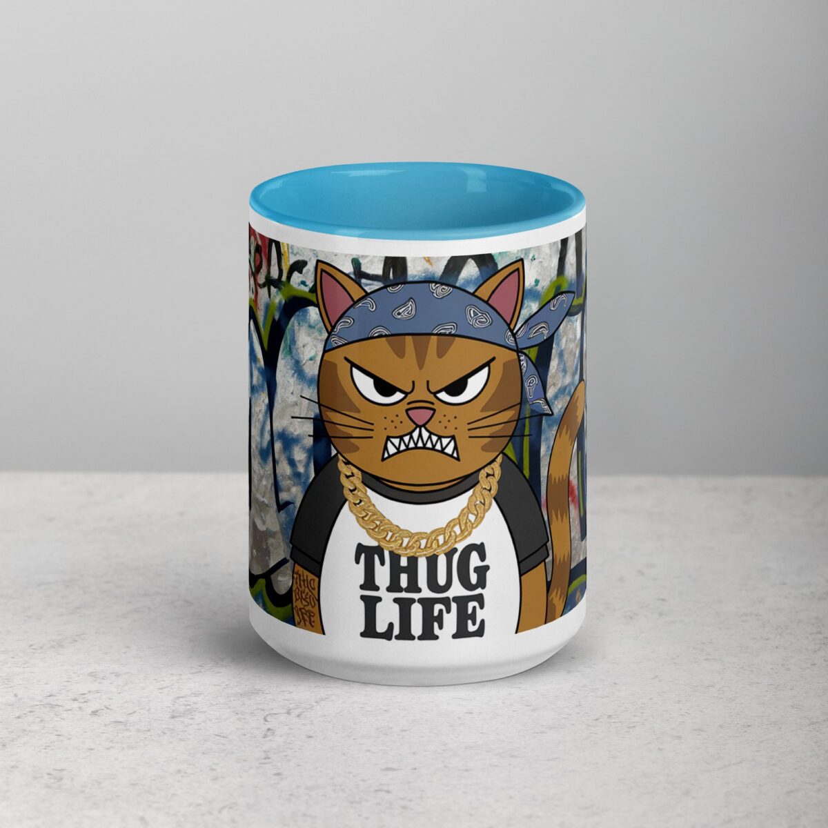 Thug Life Gangster Cat Coffee Mug & Tea Cup - Image 16