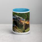 Dragon Spitting Fire 3D Coffee Mug & Tea Cup - Image 16