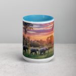 Elephant Jungle Sunset Coffee Mug & Tea Cup - Image 16