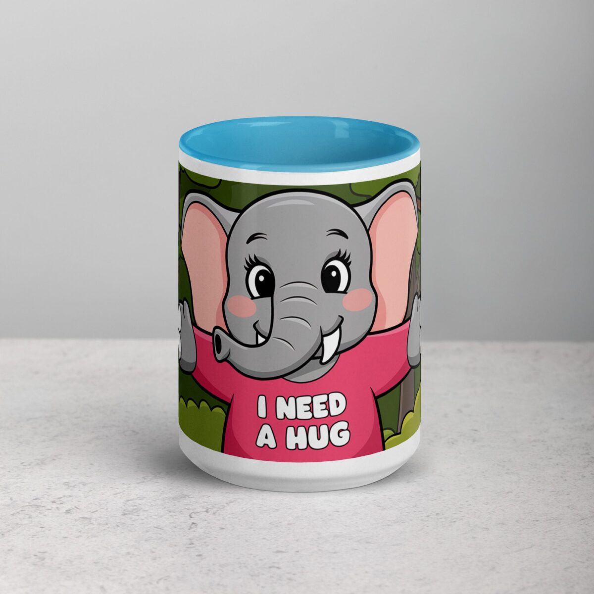 Elephant I Need a Hug Coffee Mug & Tea Cup - Image 16