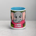 Elephant I Need a Hug Coffee Mug & Tea Cup - Image 16