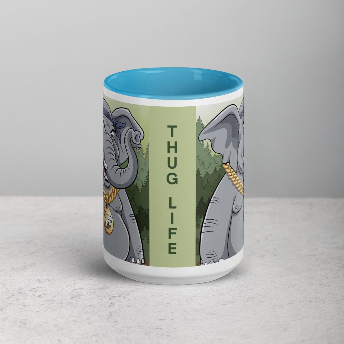 Gangster Elephant Thug Life Coffee Mug & Tea Cup - Image 16