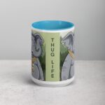 Gangster Elephant Thug Life Coffee Mug & Tea Cup - Image 16