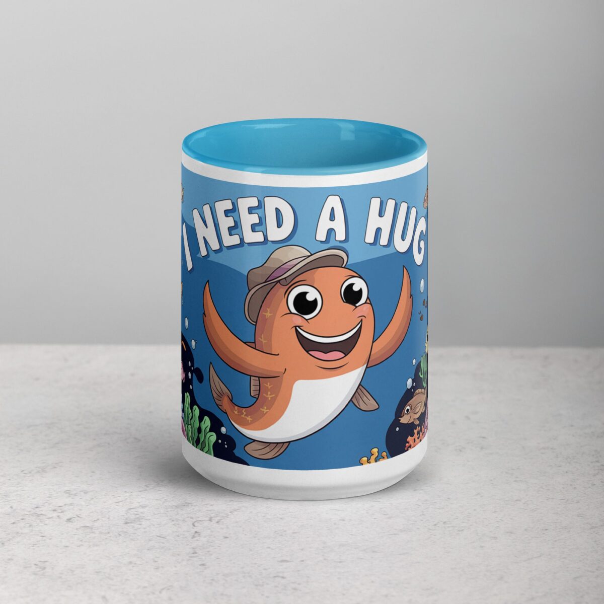 I Need a Hug Fish Coffee Mug & Tea Cup - Image 16