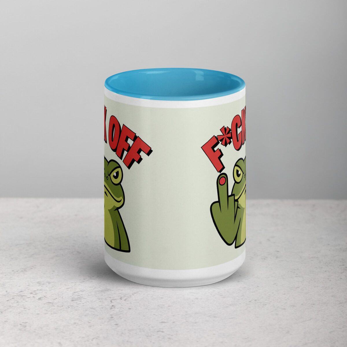 Middle Finger Frog Coffee Mug & Tea Cup - Image 16