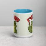 Middle Finger Frog Coffee Mug & Tea Cup - Image 16