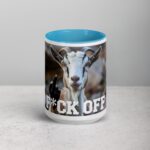 Middle Finger Goat Coffee Mug & Tea Cup - Image 16