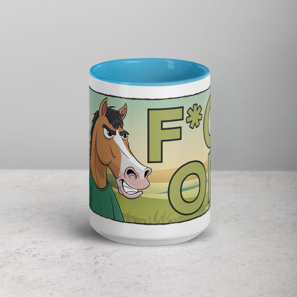 Middle Finger Horse Coffee Mug & Tea Cup - Image 16